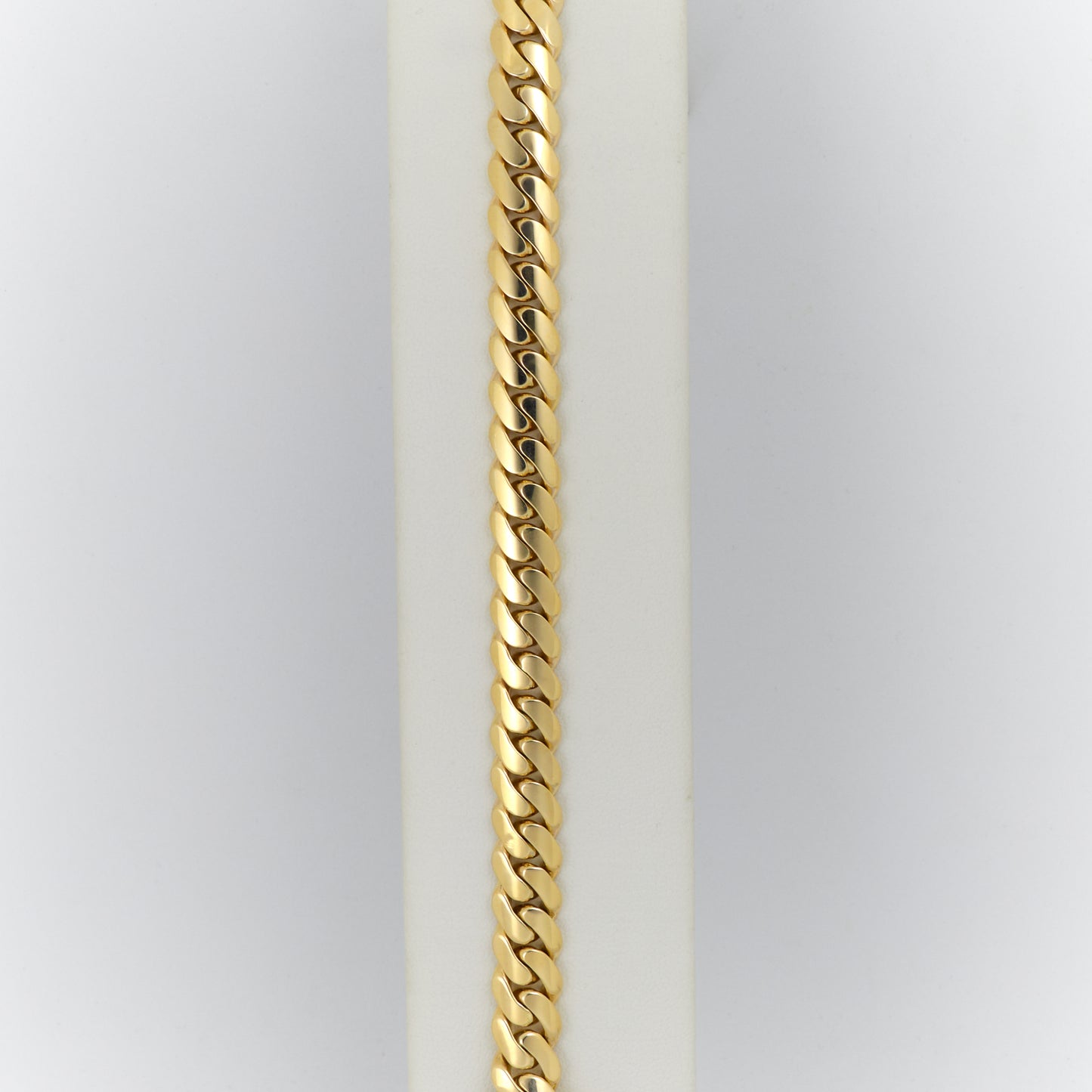 Elegant 10k Gold Cuban Link Bracelet for Men