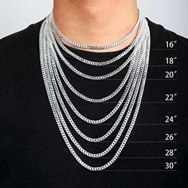 Cuban Link Silver Chain | The best Necklace for Men and Women